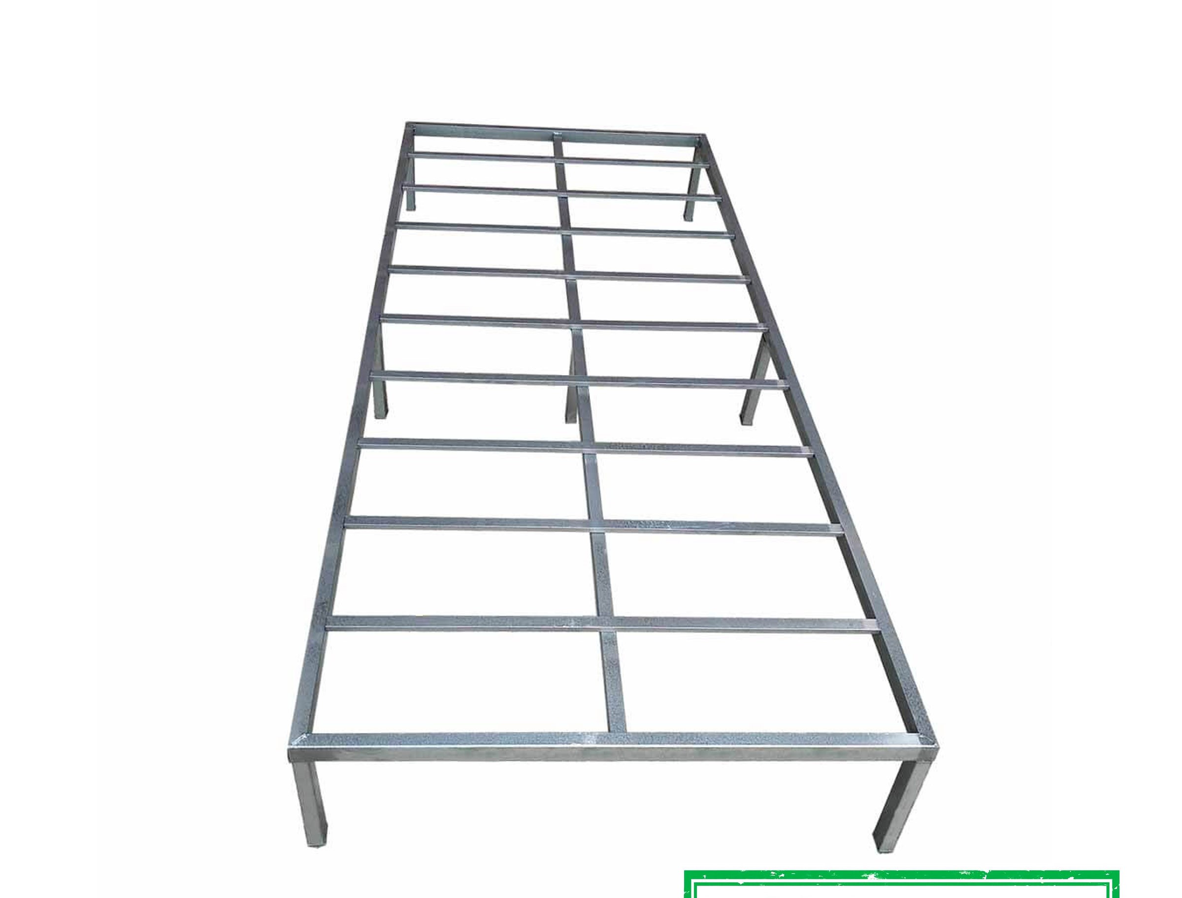 کفی تخت خواب مدل فلزی پایه دار سایز 120 ×200 سانتی متر