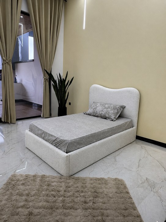تخت خواب یک و نیم نفره مینیمال مدل صدف